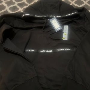 Brand New, Tommy hoodie size large color black